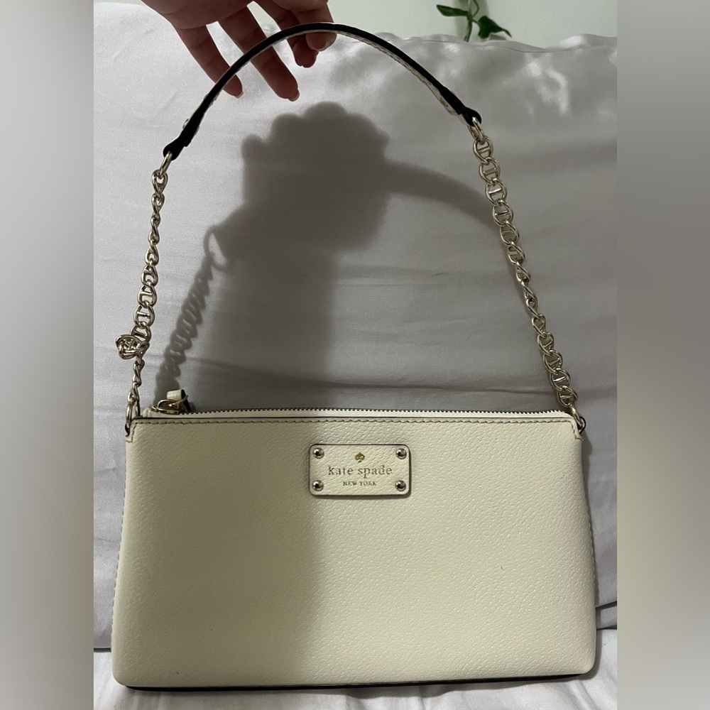 Kate Spade White Wellesley Shoulder/Hand Bag